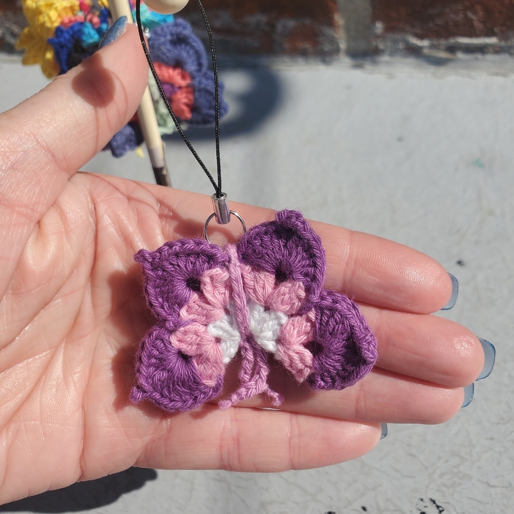 Crocheted butterfly- Handmade